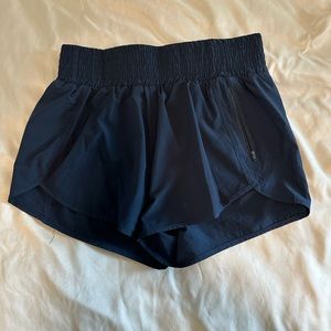 High waisted running shorts